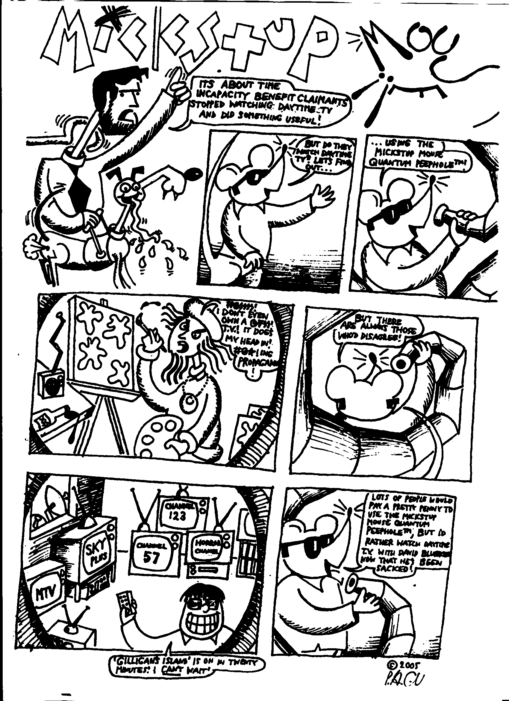 Mickstup Mouse Quantum Peephole